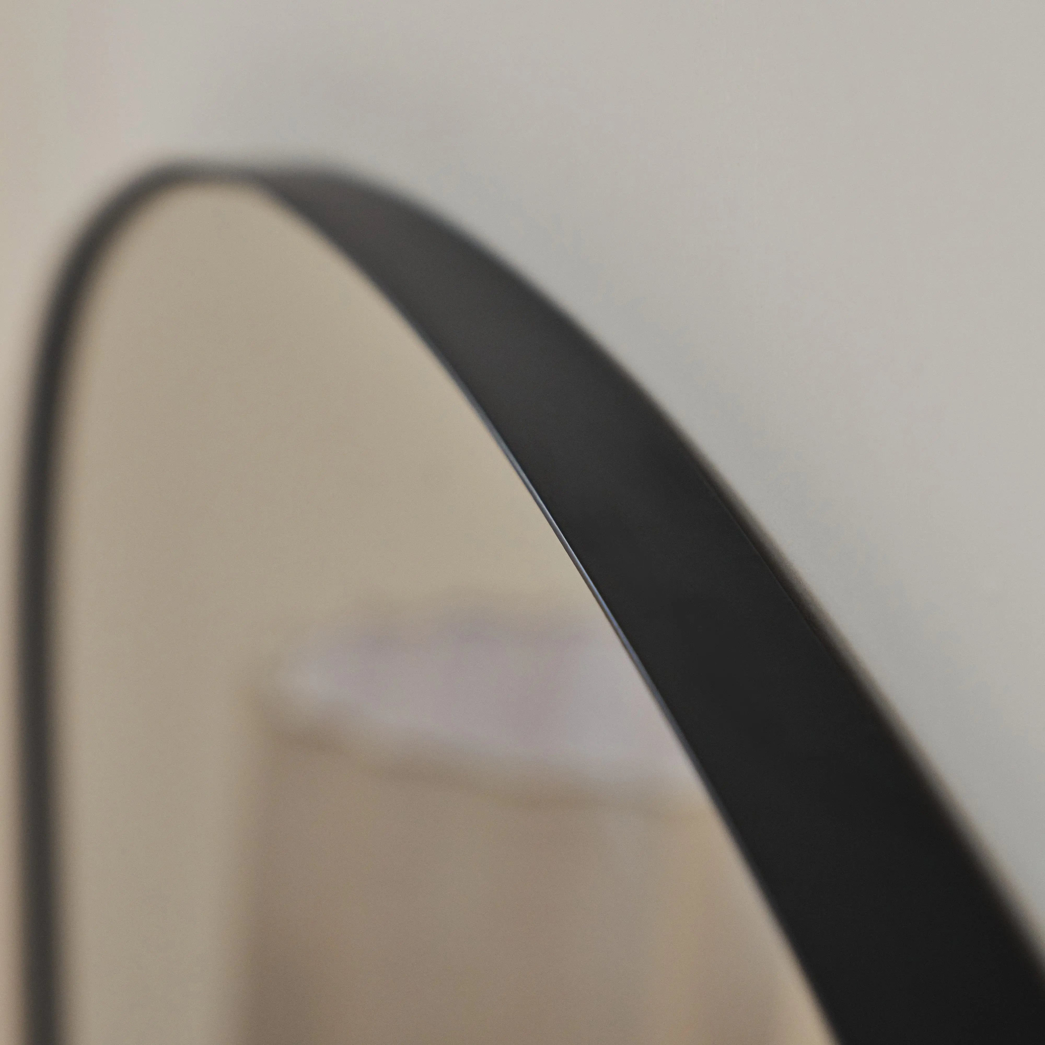 Aria - Miroir Mural sur Cheminée en Métal Noir Mat - 100 x 70 cm Center Kasa