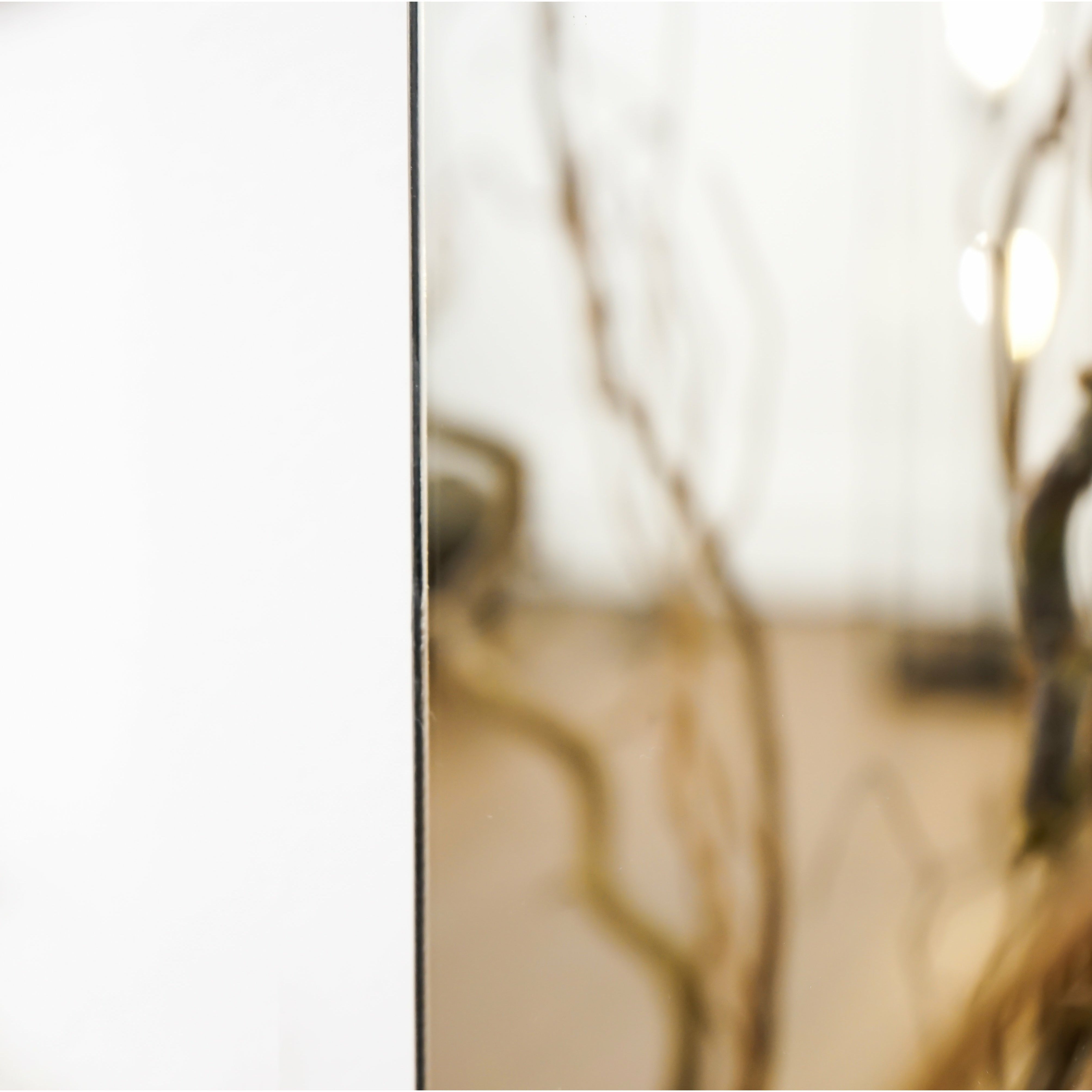 Miroir Arqué Mural sans Cadre Edge - Grand Format 179 cm x 80 cm Center Kasa