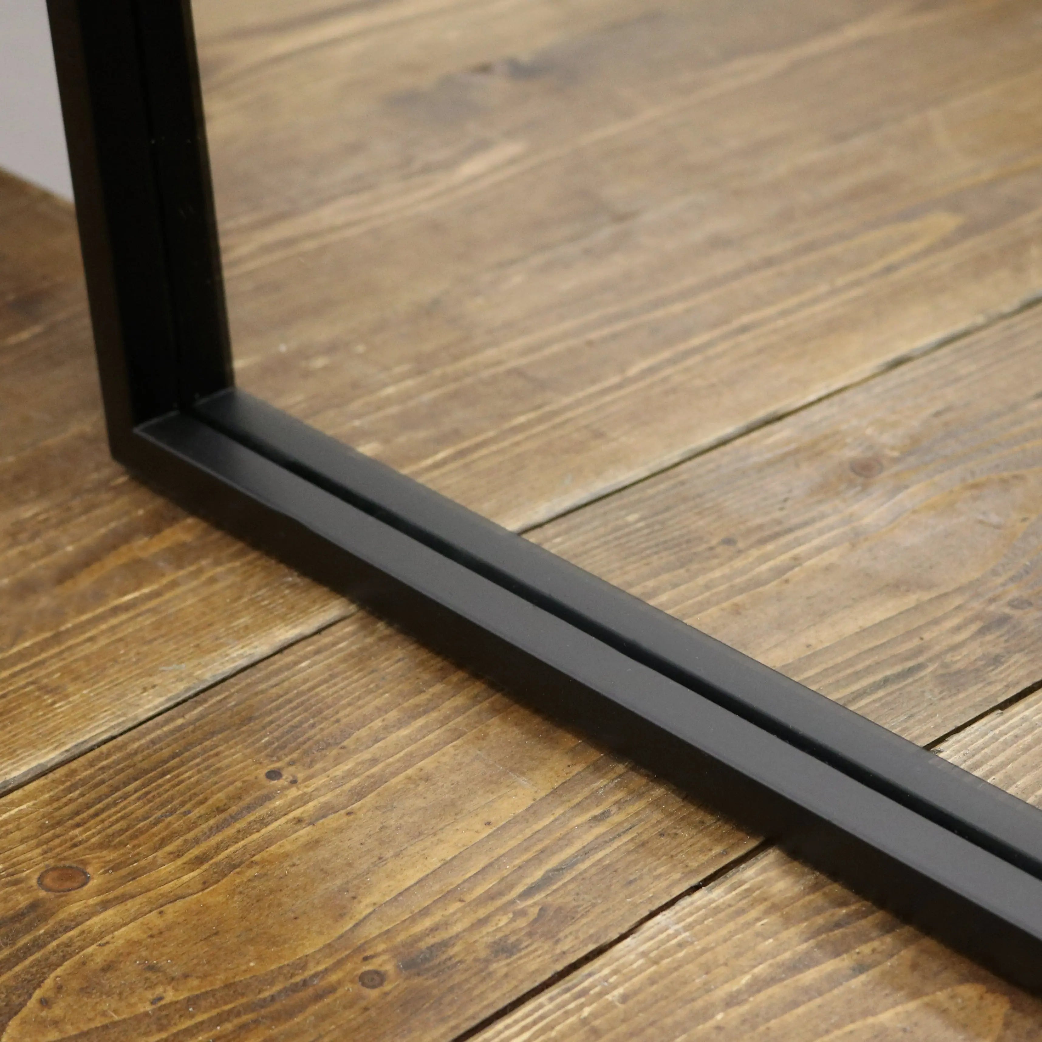 Miroir industriel Islington en métal noir - Pleine longueur 170x80 cm Center Kasa