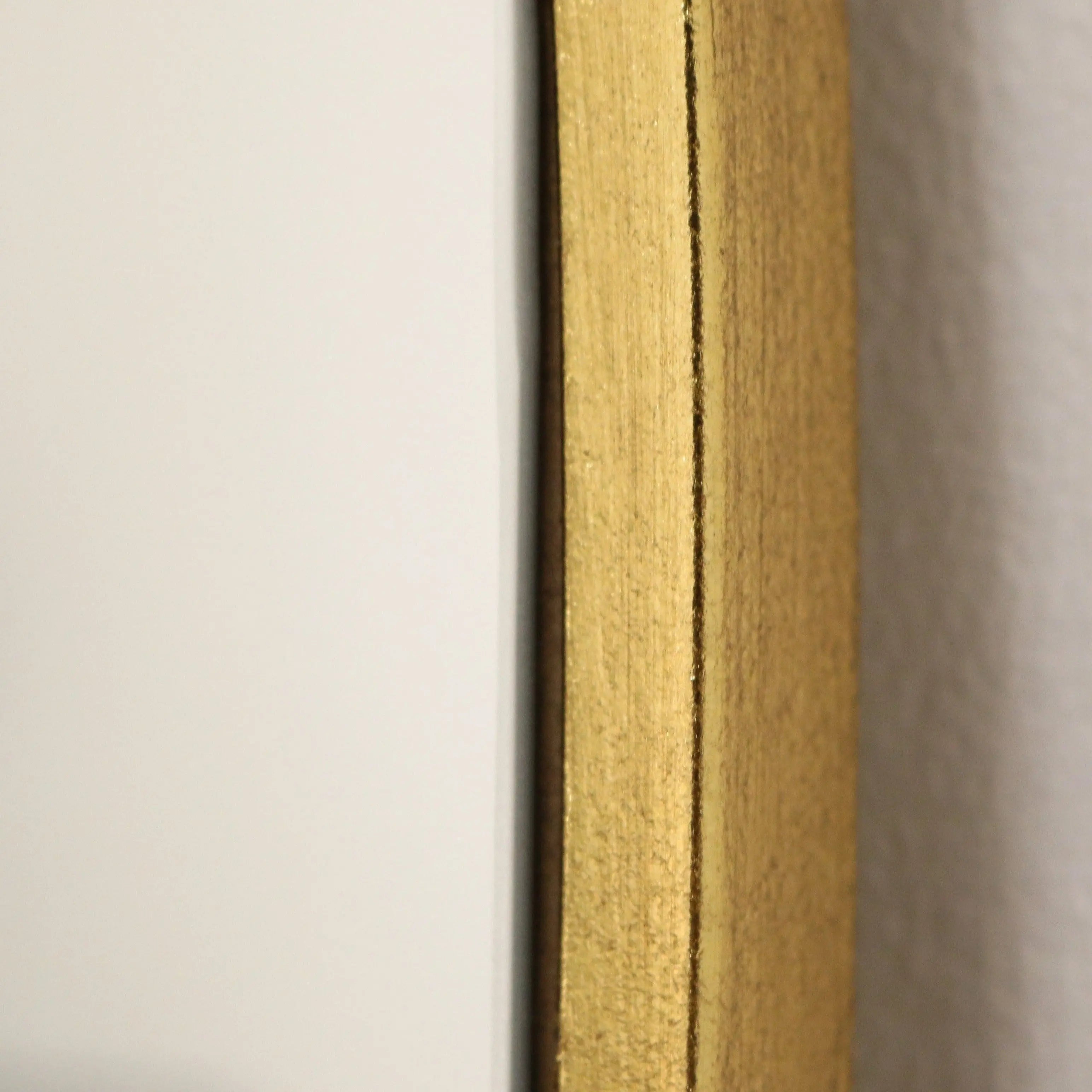 Miroir Arqué Mural Large en Métal Doré - 180 cm x 110 cm Center Kasa