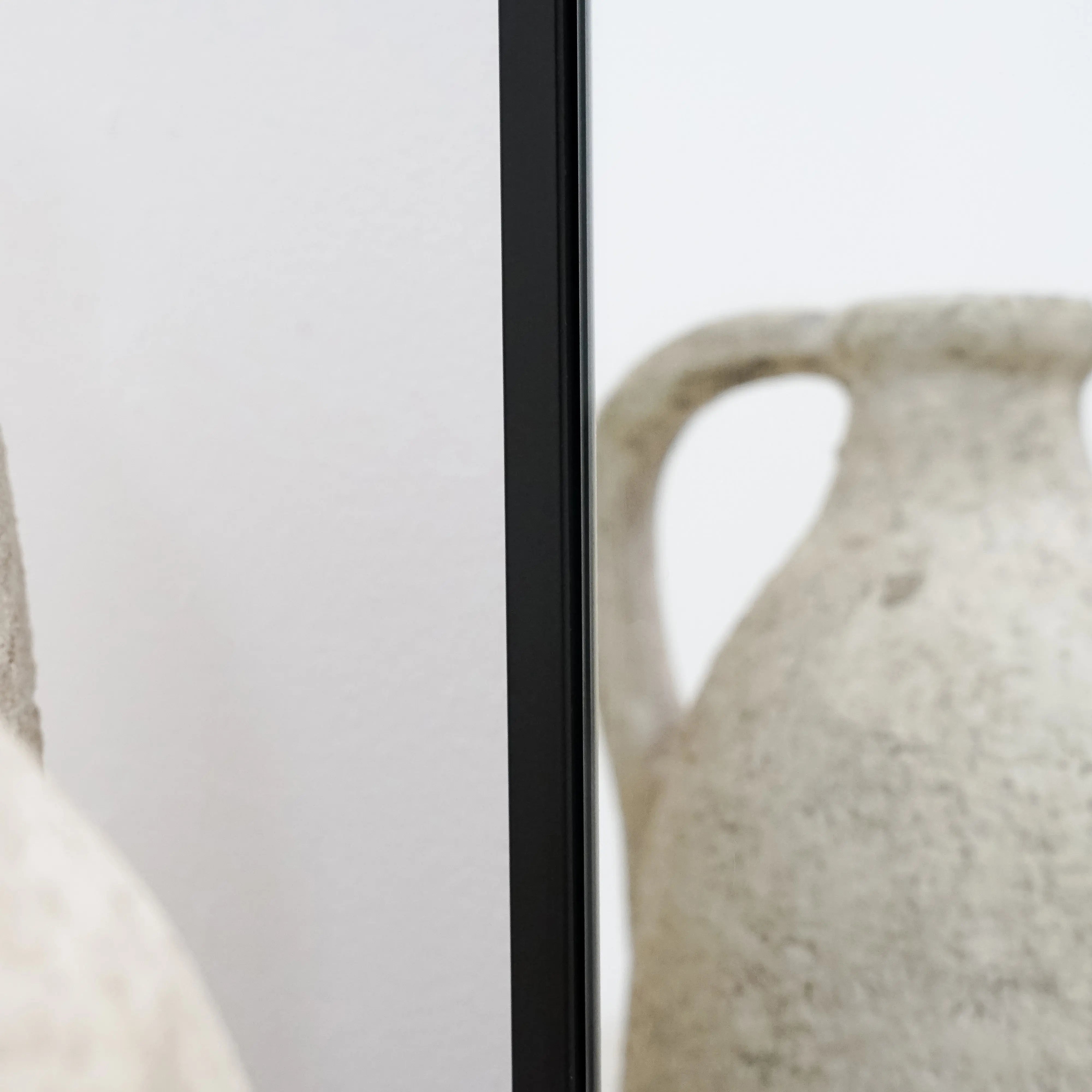 Miroir Arqué Noir Liberty - Pleine Longueur en Métal - 160 cm x 60 cm Center Kasa