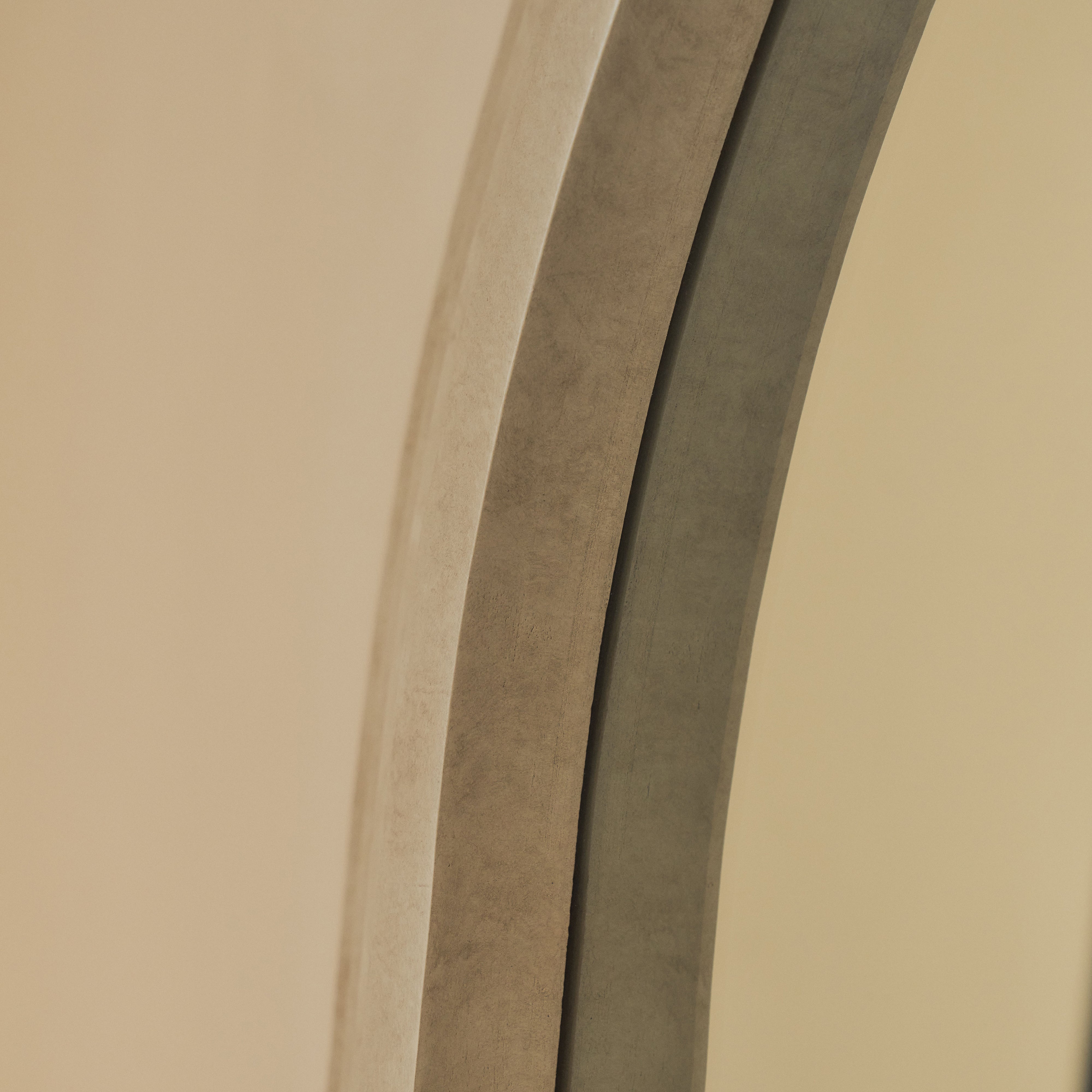 Luciana - Miroir Arqué en Béton Pleine Longueur - 200 cm x 100 cm Center Kasa