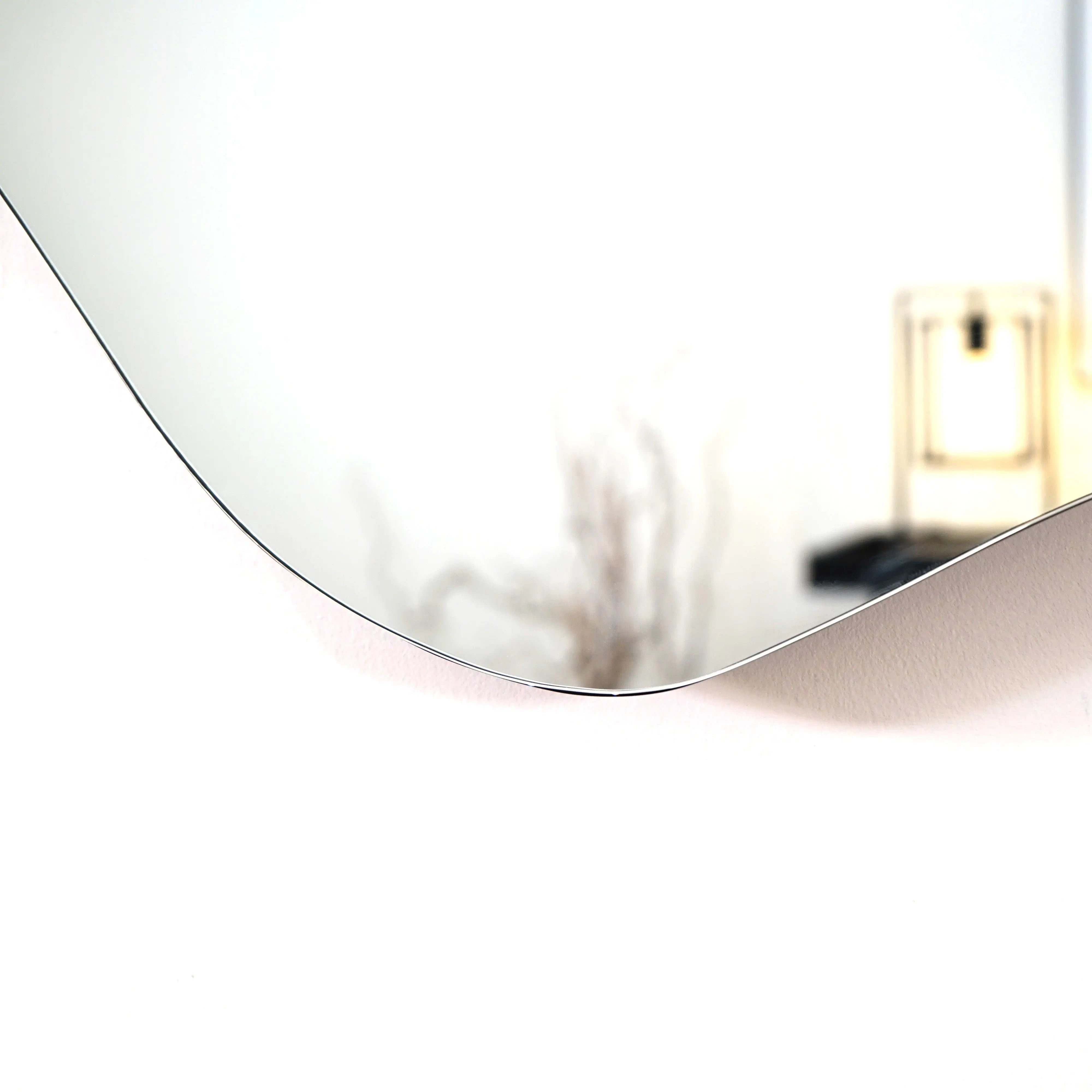 Edge Grand Miroir de Bassin Irrégulier sans Cadre - 120 cm x 70 cm Center Kasa