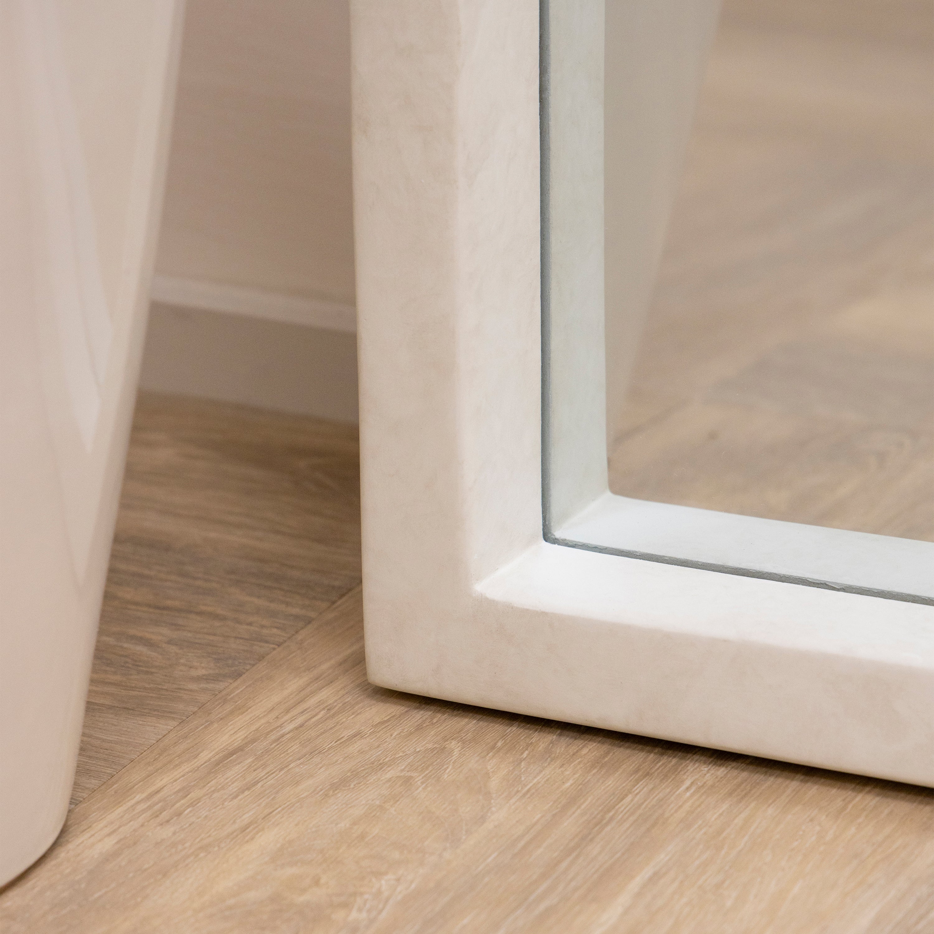 Tamara - Grand Miroir Arqué XL en Béton 190 cm x 110 cm Center Kasa