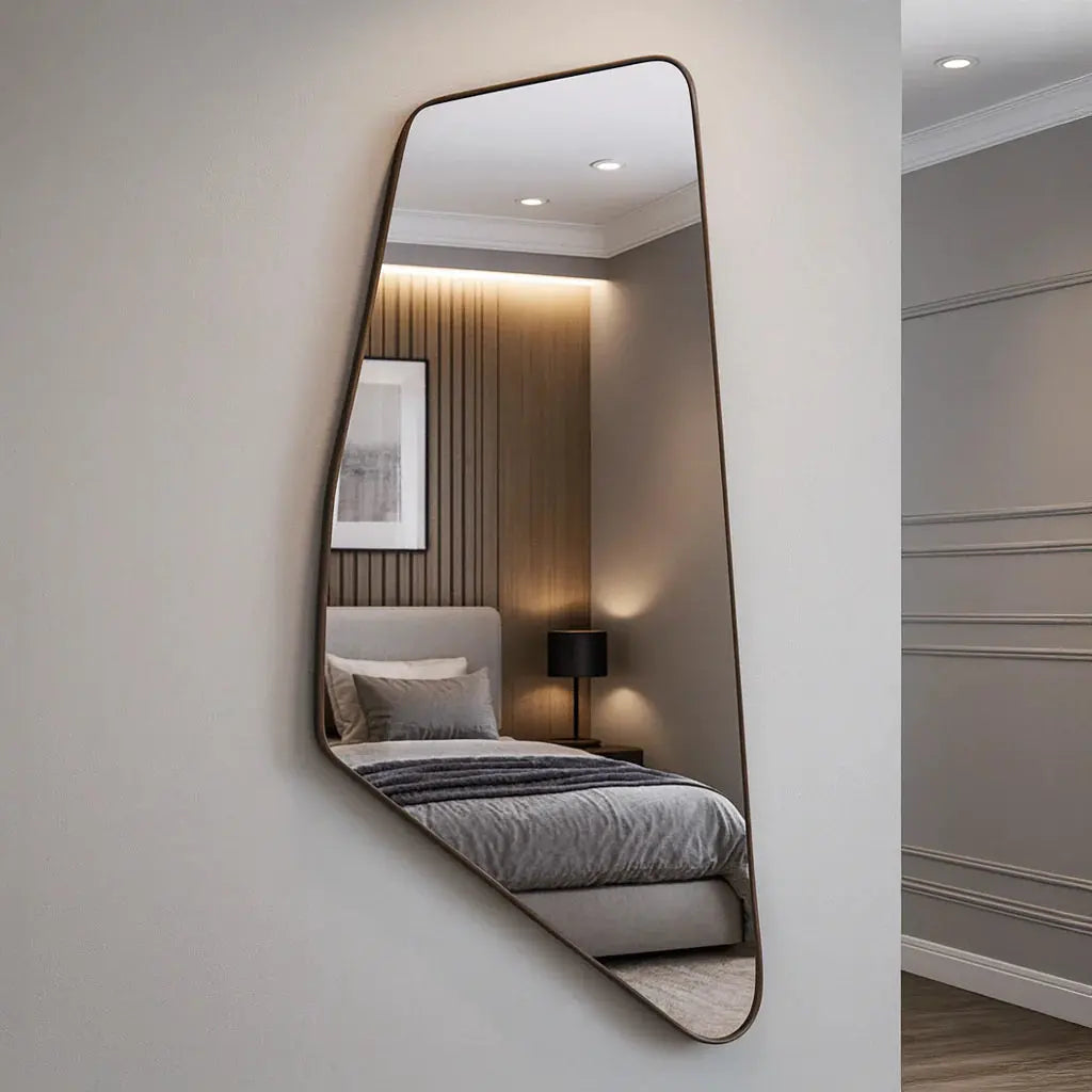 Miroir géométrique moderne 104x70 Center Kasa