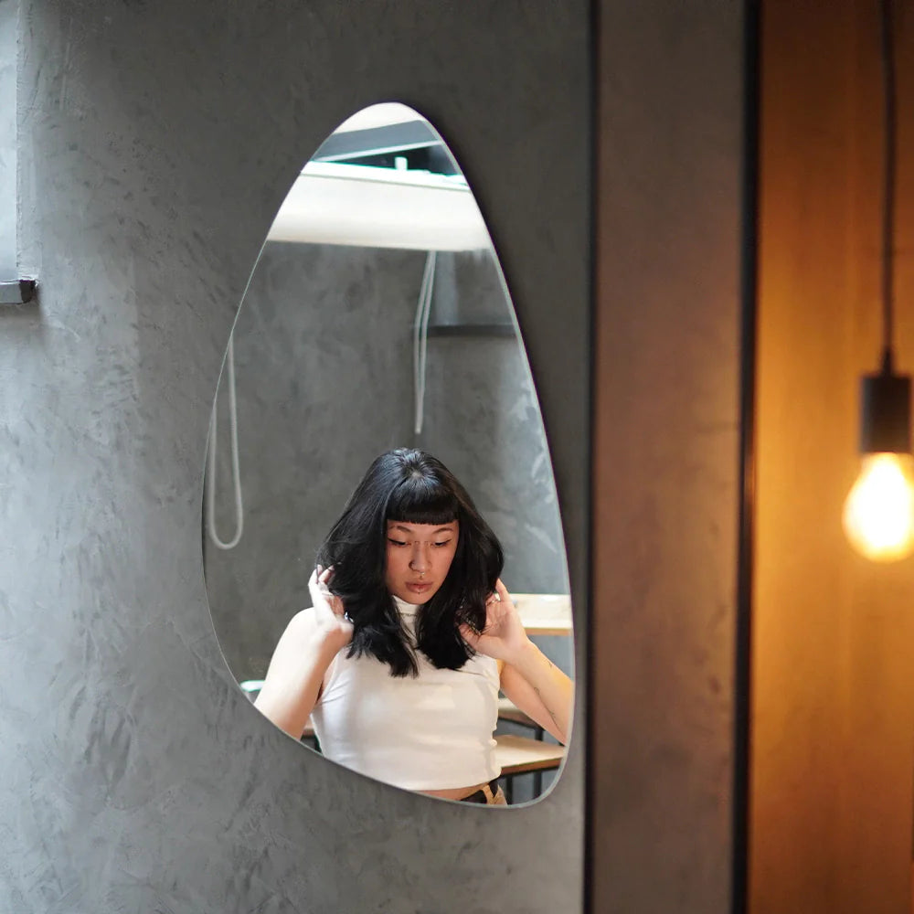 Miroir organique fin Center Kasa