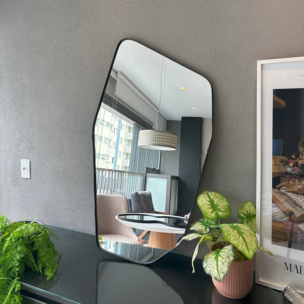 Miroir contour droit 103x60cm Center Kasa