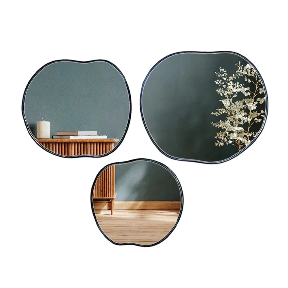 Miroir composition organique 115x105cm Center Kasa