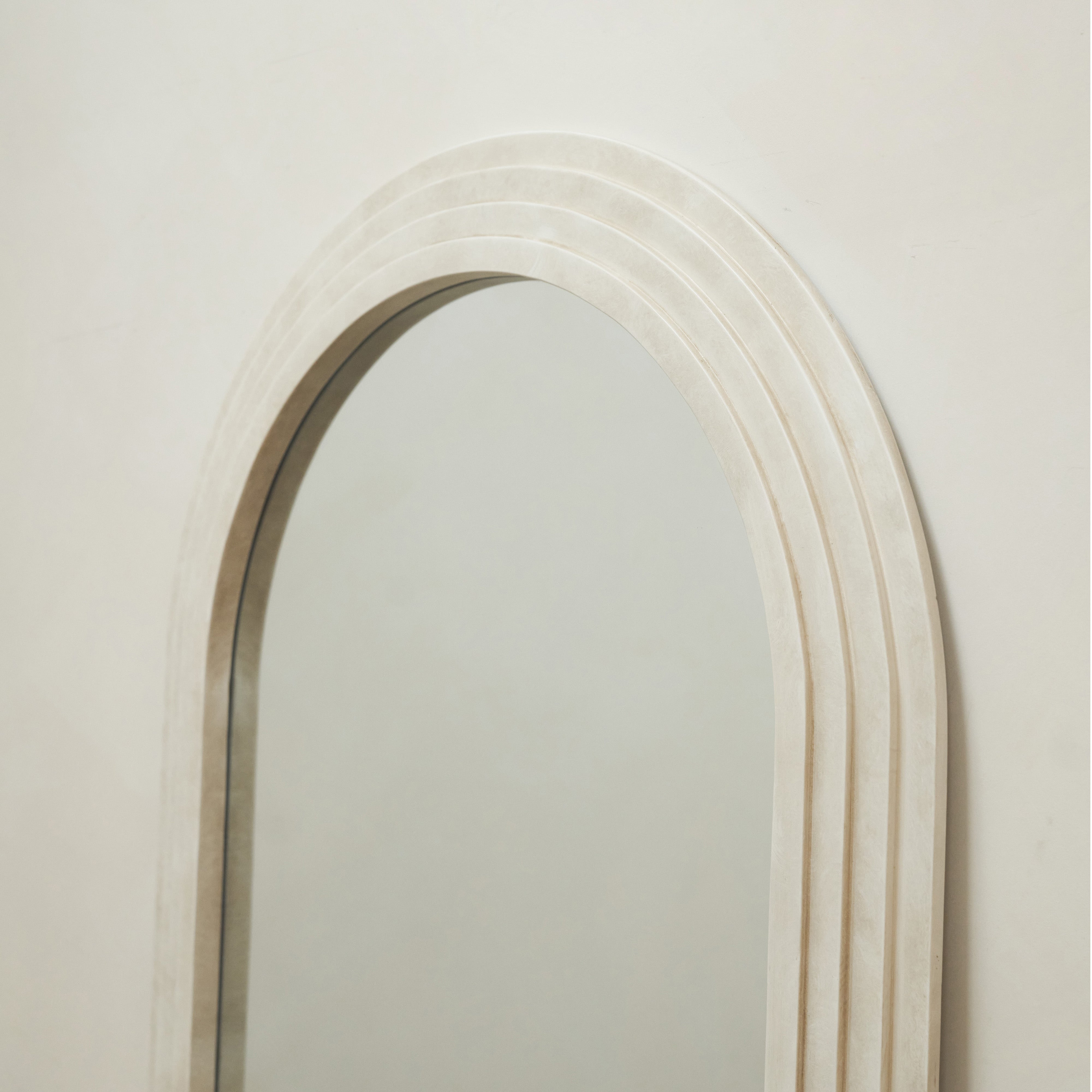 Luciana - Miroir Arqué Pleine Longueur en Béton - 180 cm x 80 cm Center Kasa