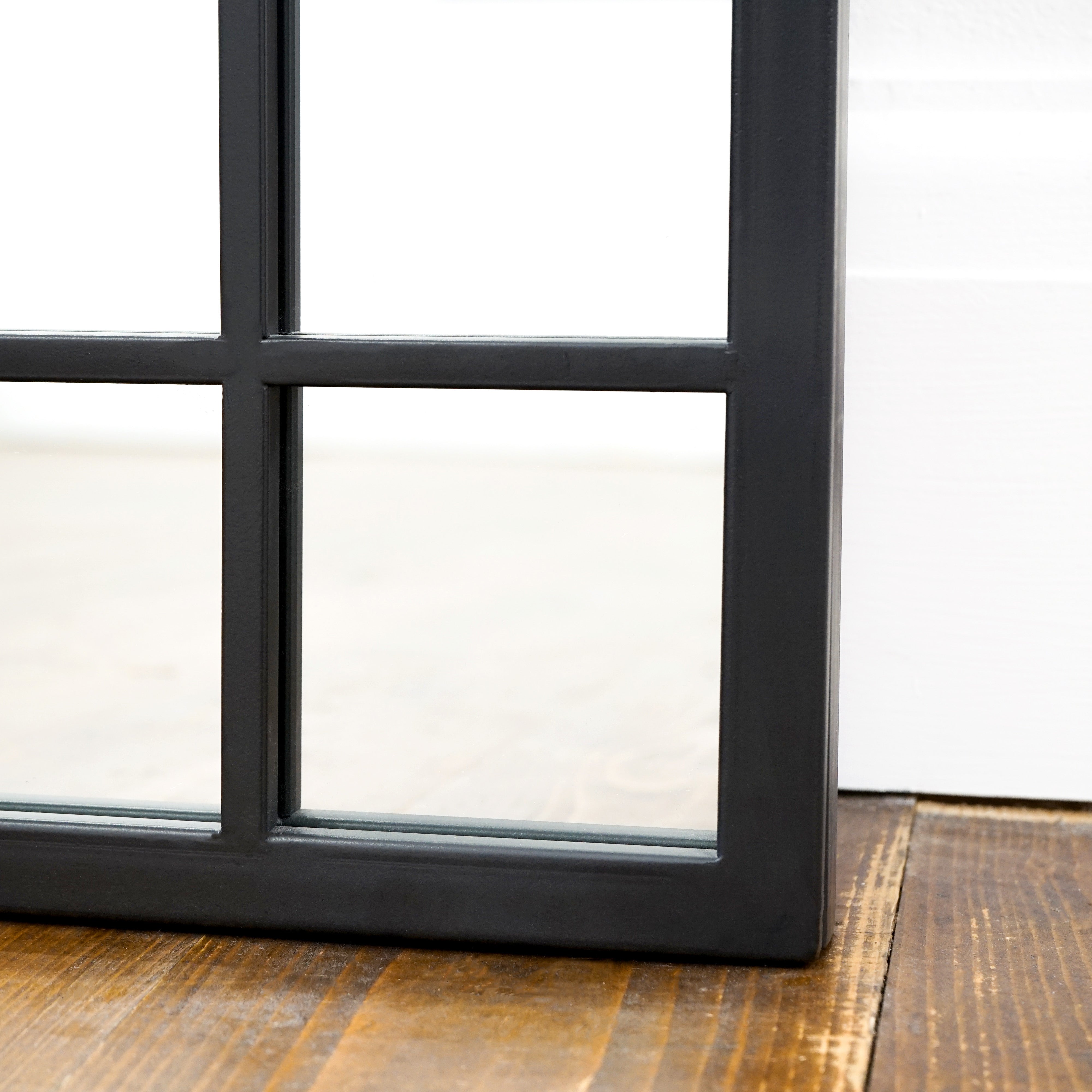 Miroir Mural de Plein Pied Bexley en Métal Noir - 180 cm x 70 cm Center Kasa