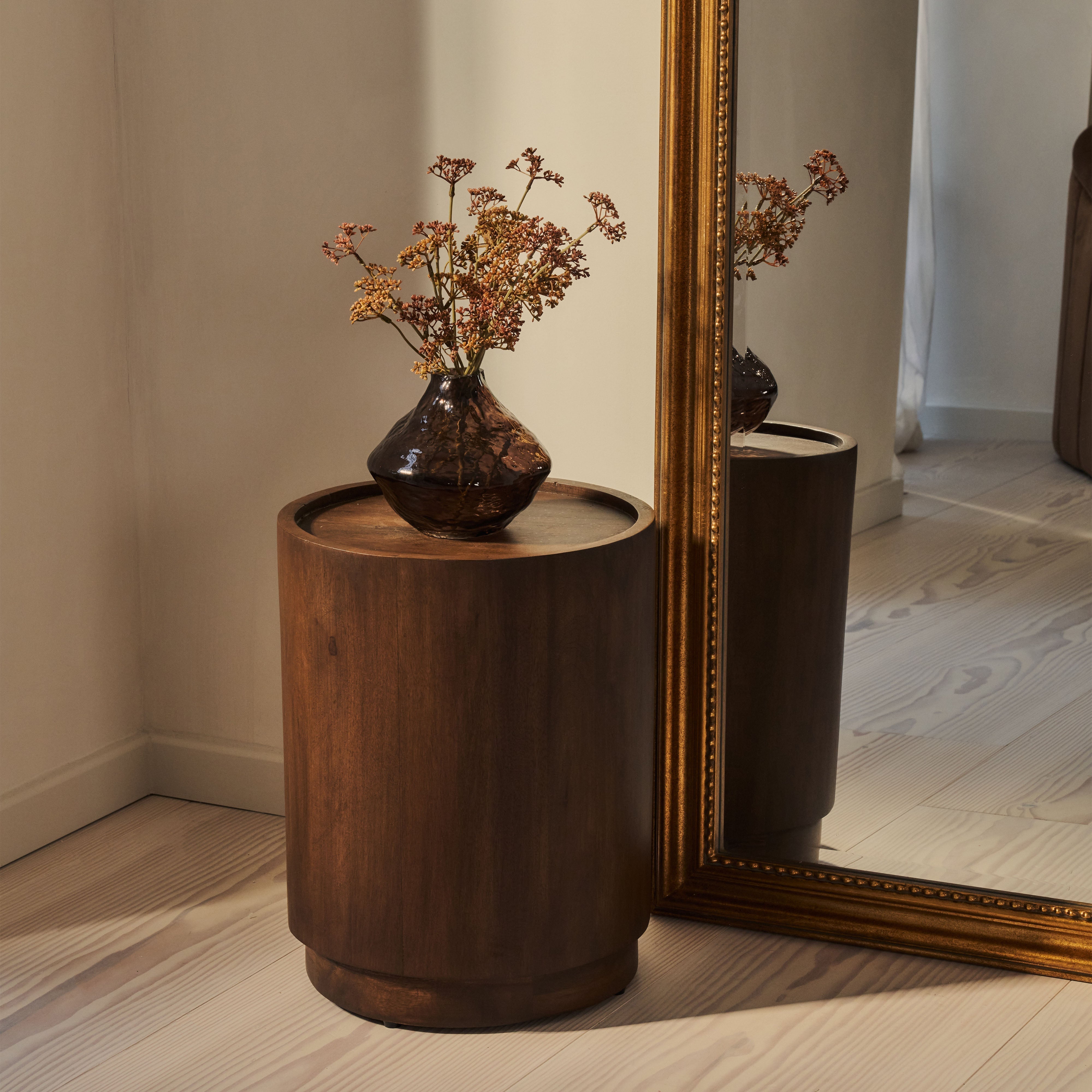 James - Miroir Arqué Doré de Pleine Longueur Style Baroque - 189 cm x 80 cm Center Kasa