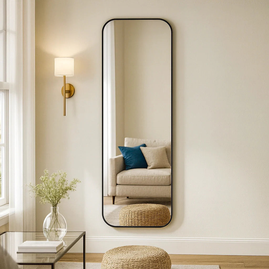 Miroir rectangulaire arrondi Center Kasa