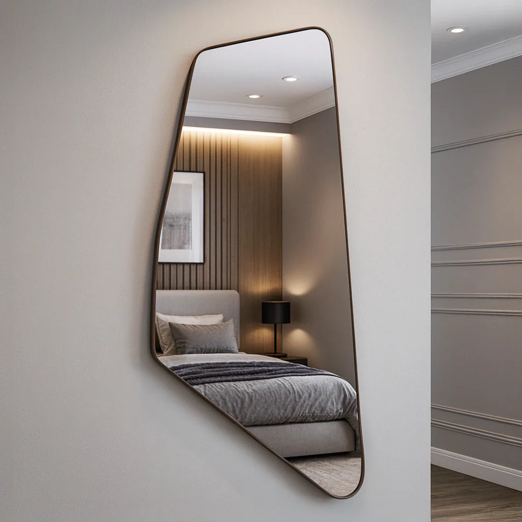 Miroir géométrique moderne 104x70 Center Kasa